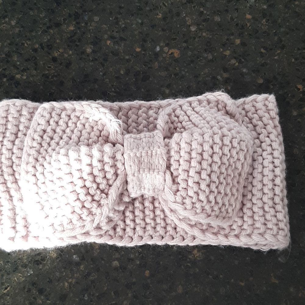 Bow winter headband 